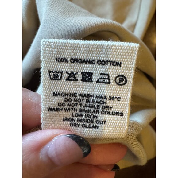 Djerf Avenue Dress Women Large Tan Nougat Strapless Tube Mini Streetwear Edgy - Picture 9 of 9